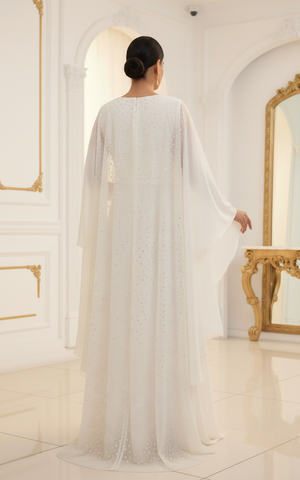 Princess Abaya with Stoller & Niqab ( Printed )