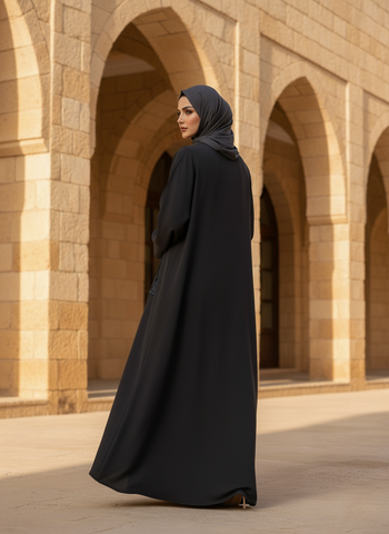 Zarifa Handcrafted Embroidered Abaya