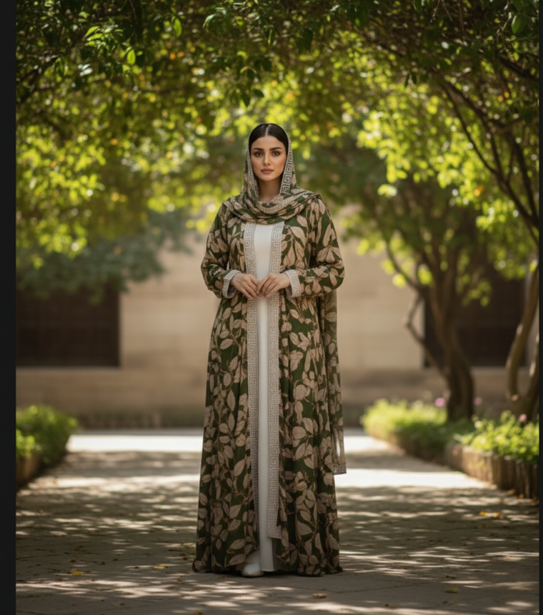 Eden Bloom Abaya (Halima Sultan Style)