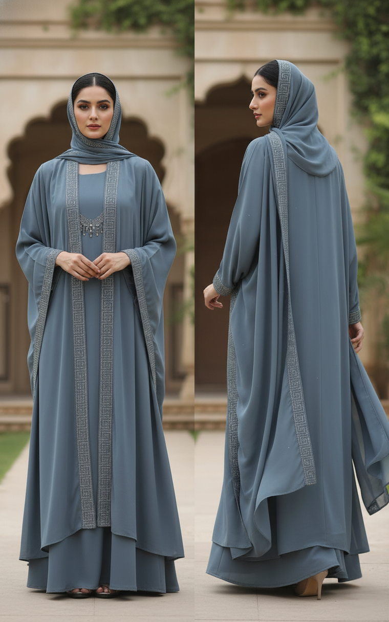 Haleema Geometric Grace 3-Piece