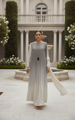 The Zenith Dual-Tone Abaya