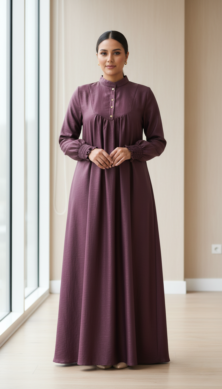 The Amethyst Meadow Abaya